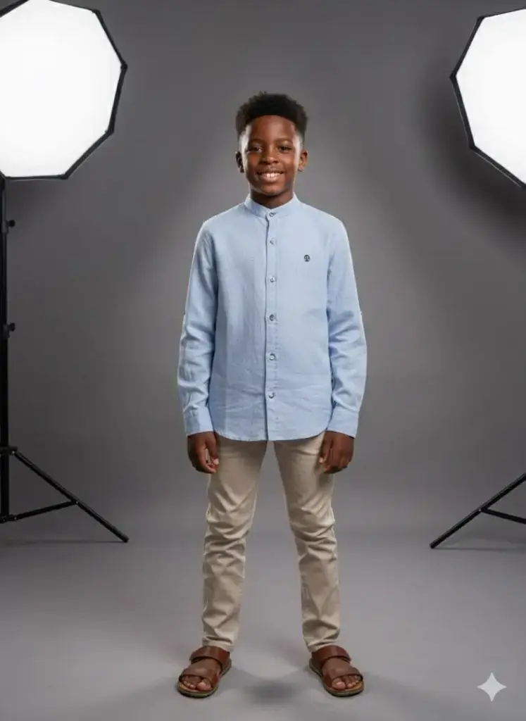 CHEMISES BLEUE CLAIRE