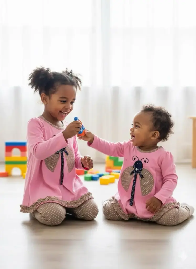 ENSEMBLE ROSE MARRON  