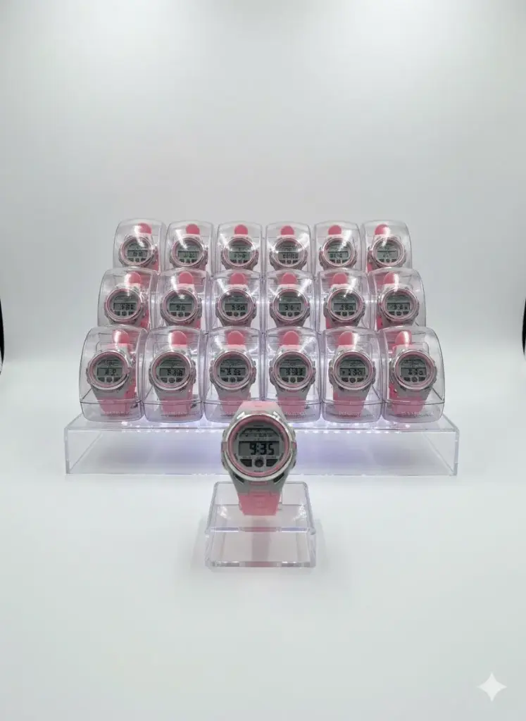 MONTRE FILLE ROSE DIGITAL