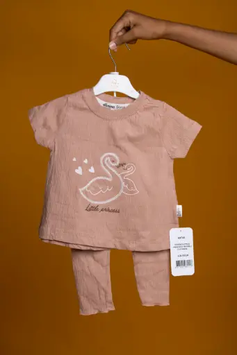 Ensemble haut et bas nude little princesse